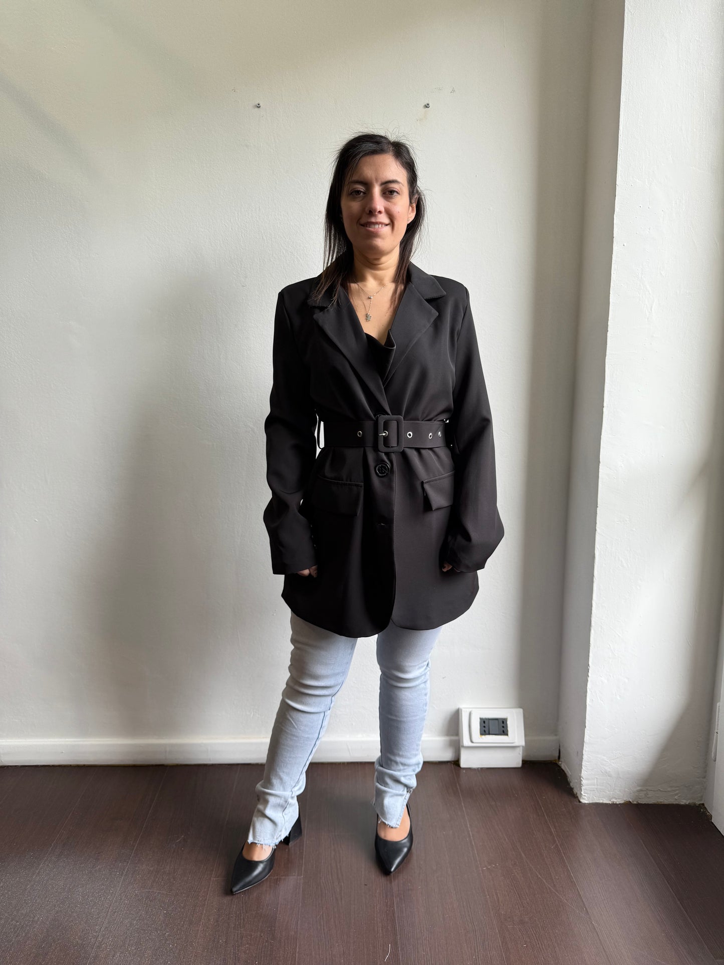 Blazer con cintura