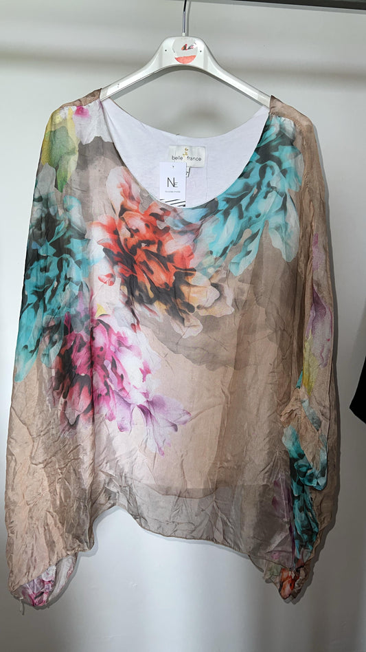 Maglia a tema floreale