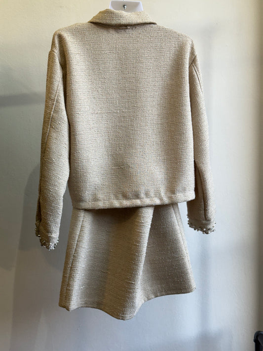 Coordinato chanel perline