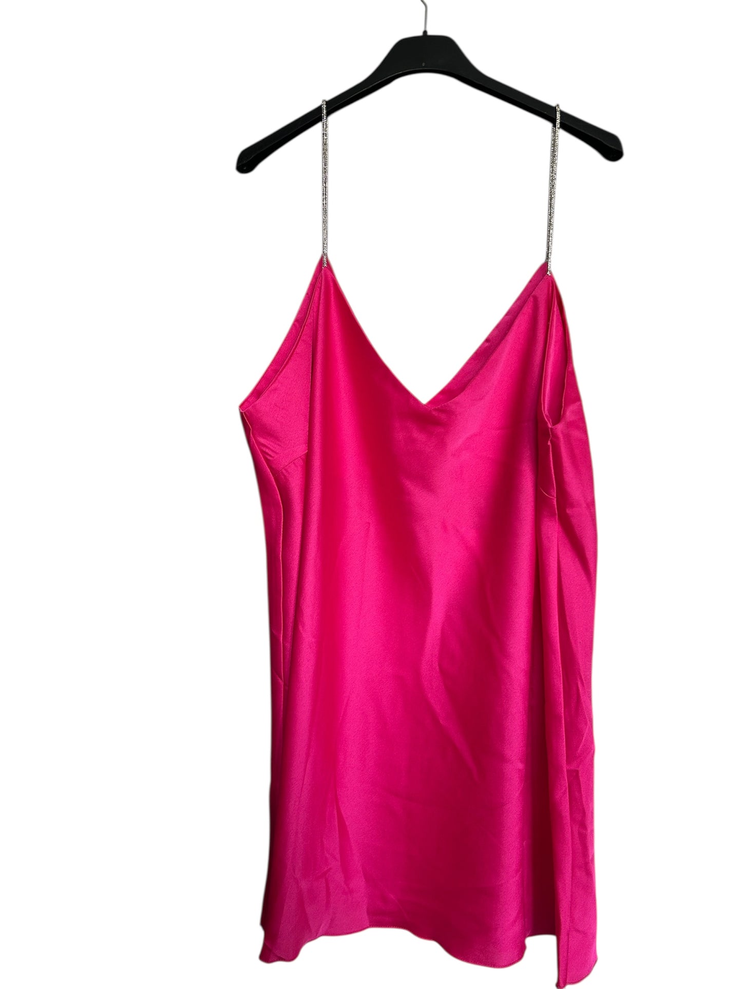 Blusa bretelle con brillantini